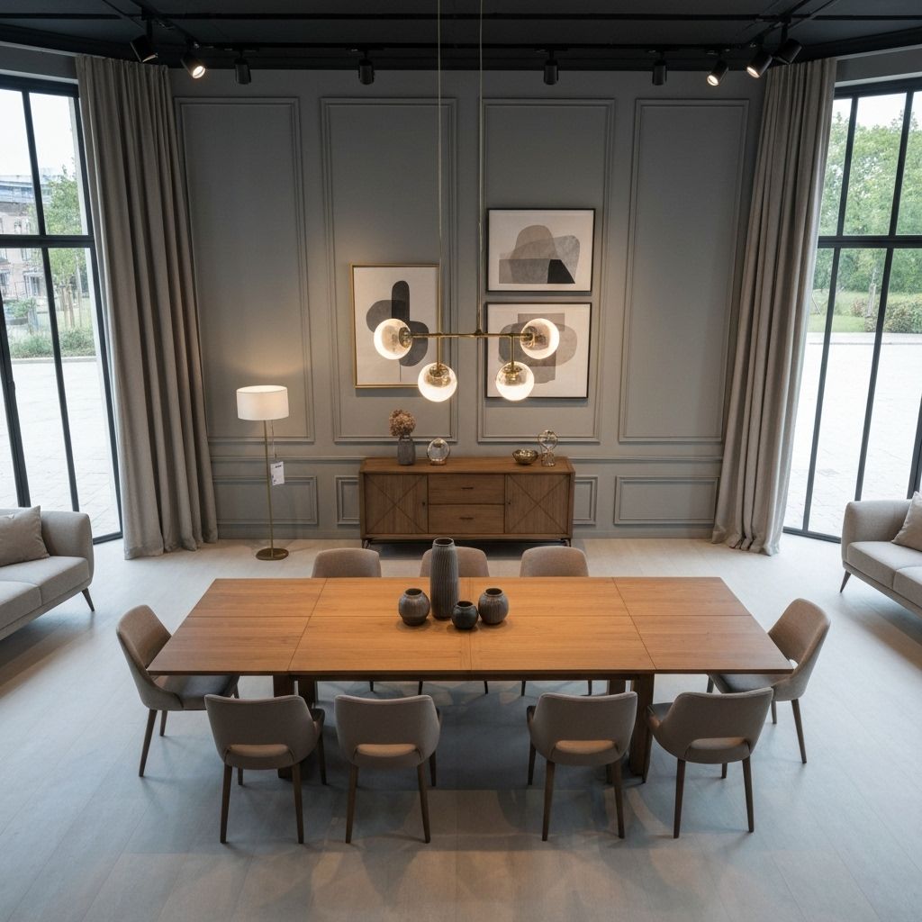 Remington Extendable Dining Table in dining room setting